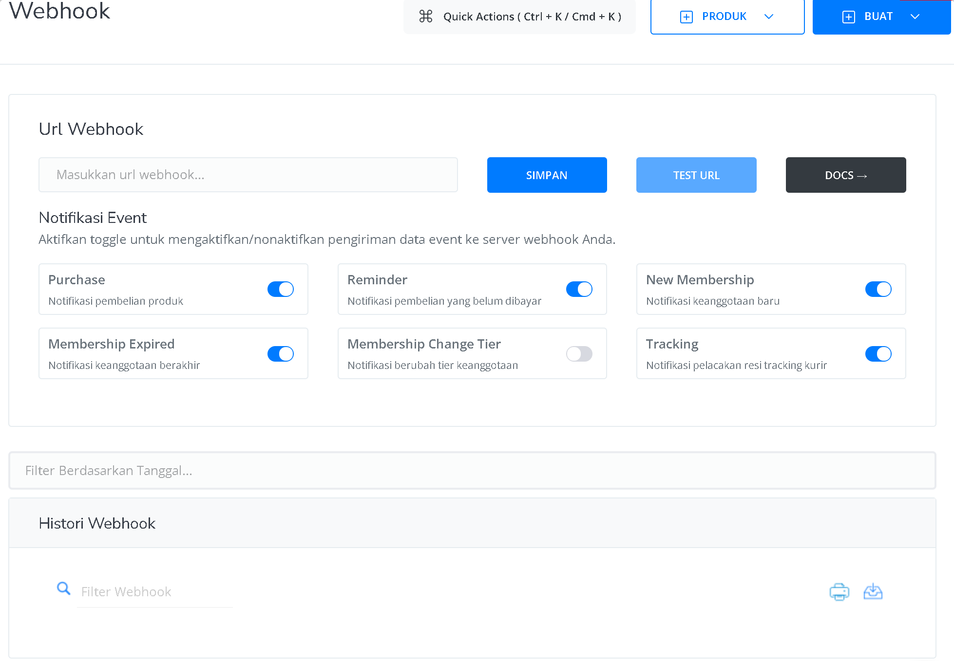 Webhook - Mayar Documentation